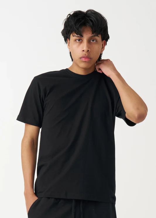 ZA CLOTHING – Black Premium Shirt | 450 GSM Heavyweight Fabric | Classic Streetwear Fit